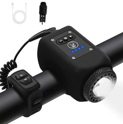VeloBeam™ 2-in-1 Bike Light & Horn – Bright Bicycle Headlight with Loud Safety Horn for Safer Night Rides
