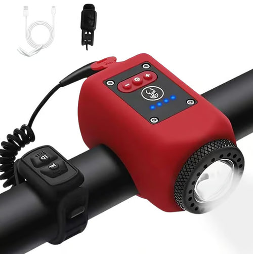 VeloBeam™ 2-in-1 Bike Light & Horn – Bright Bicycle Headlight with Loud Safety Horn for Safer Night Rides
