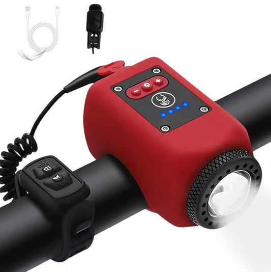 VeloBeam™ 2-in-1 Bike Light & Horn – Bright Bicycle Headlight with Loud Safety Horn for Safer Night Rides